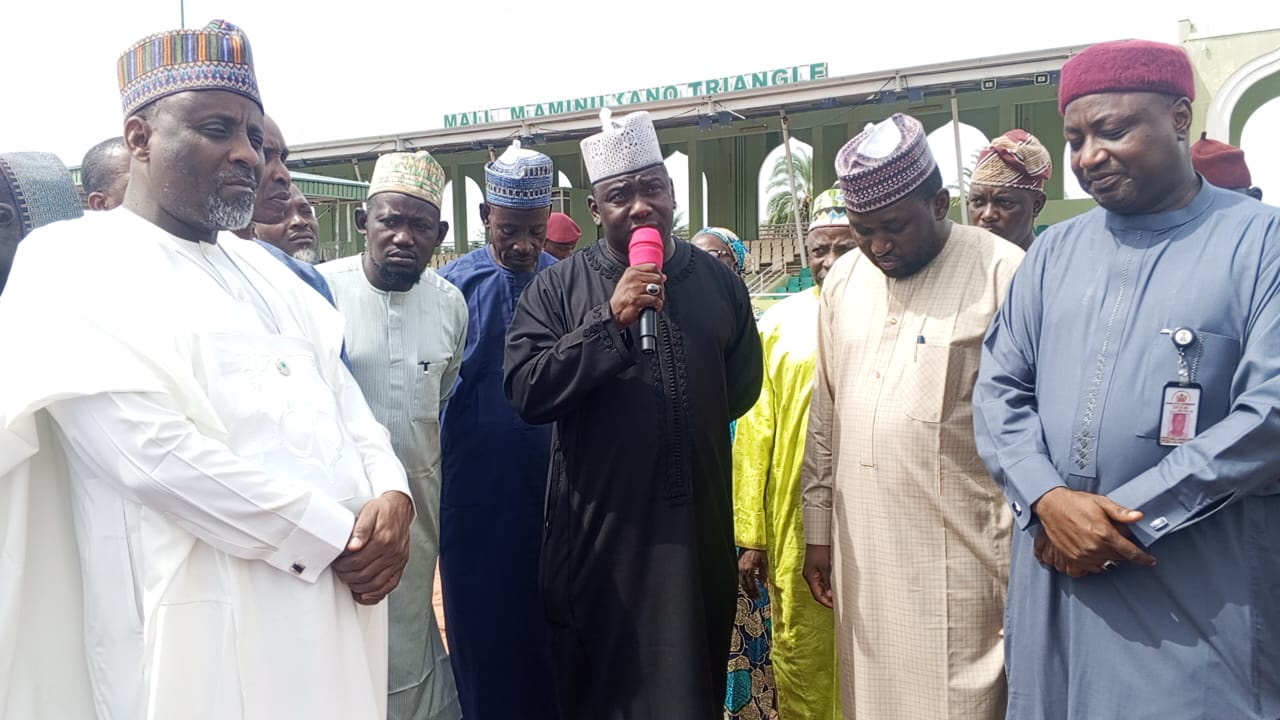 NUJ President Alhassan Yahya and Delegation at Jigawa State Agricultural Farm Machinery 