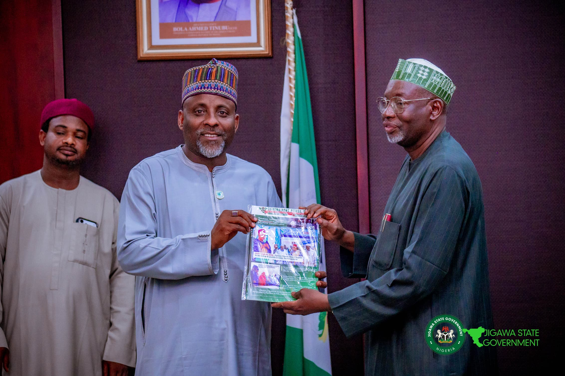 NUJ President and the Jigawa State Governor 