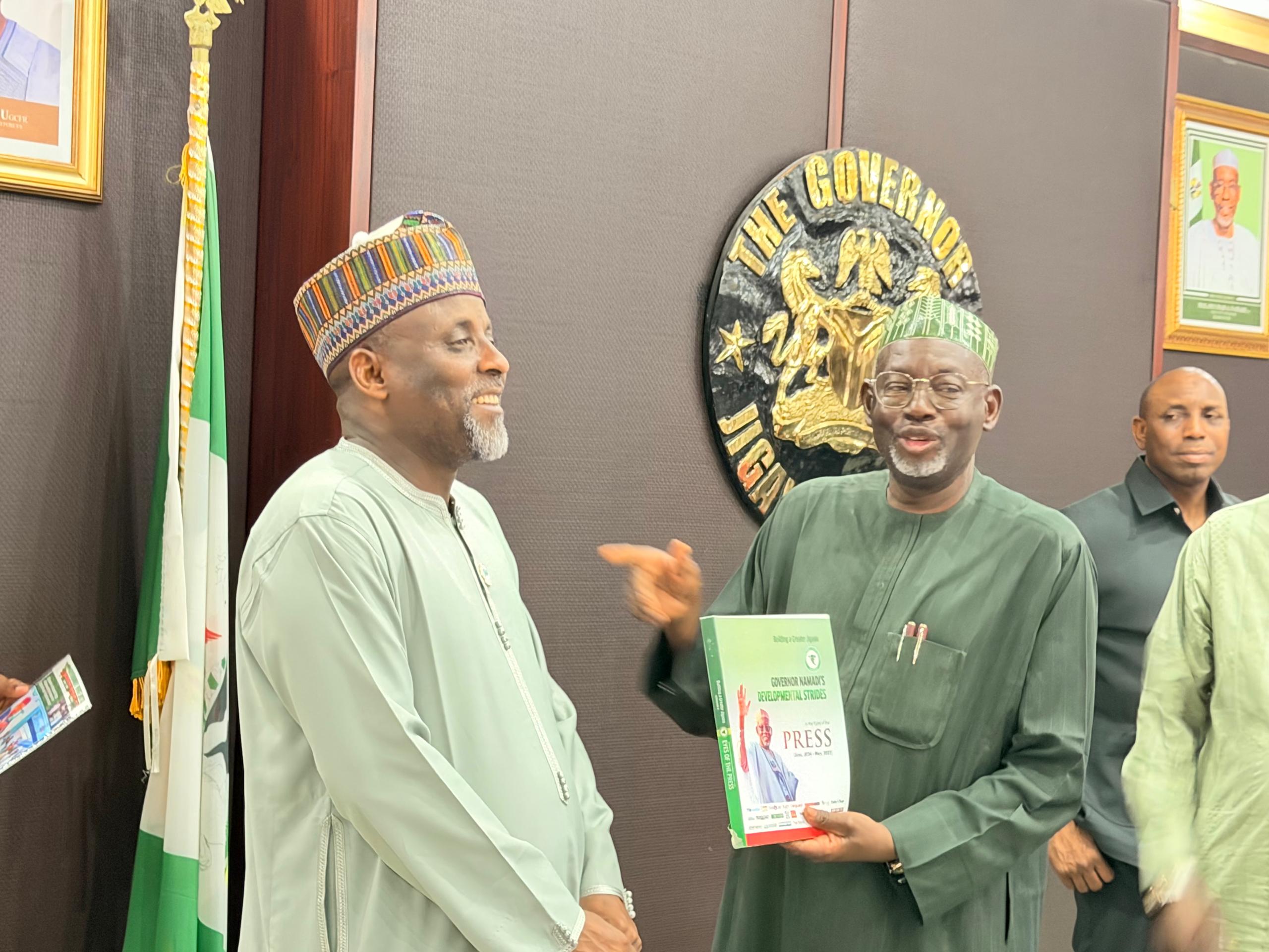 NUJ President and the Jigawa State Governor 