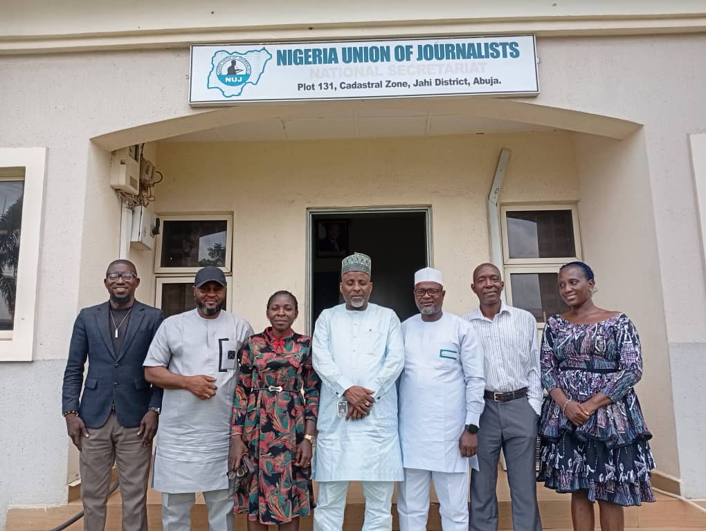 National President with Chapel Leaders of Federal Government-owned Media Houses in Abuja
