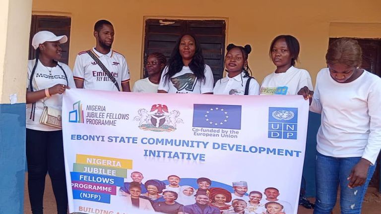 Nigeria Jubilee Fellows Renovate Classroom blocs, Donate Books, Desks to Schools in Ebonyi State