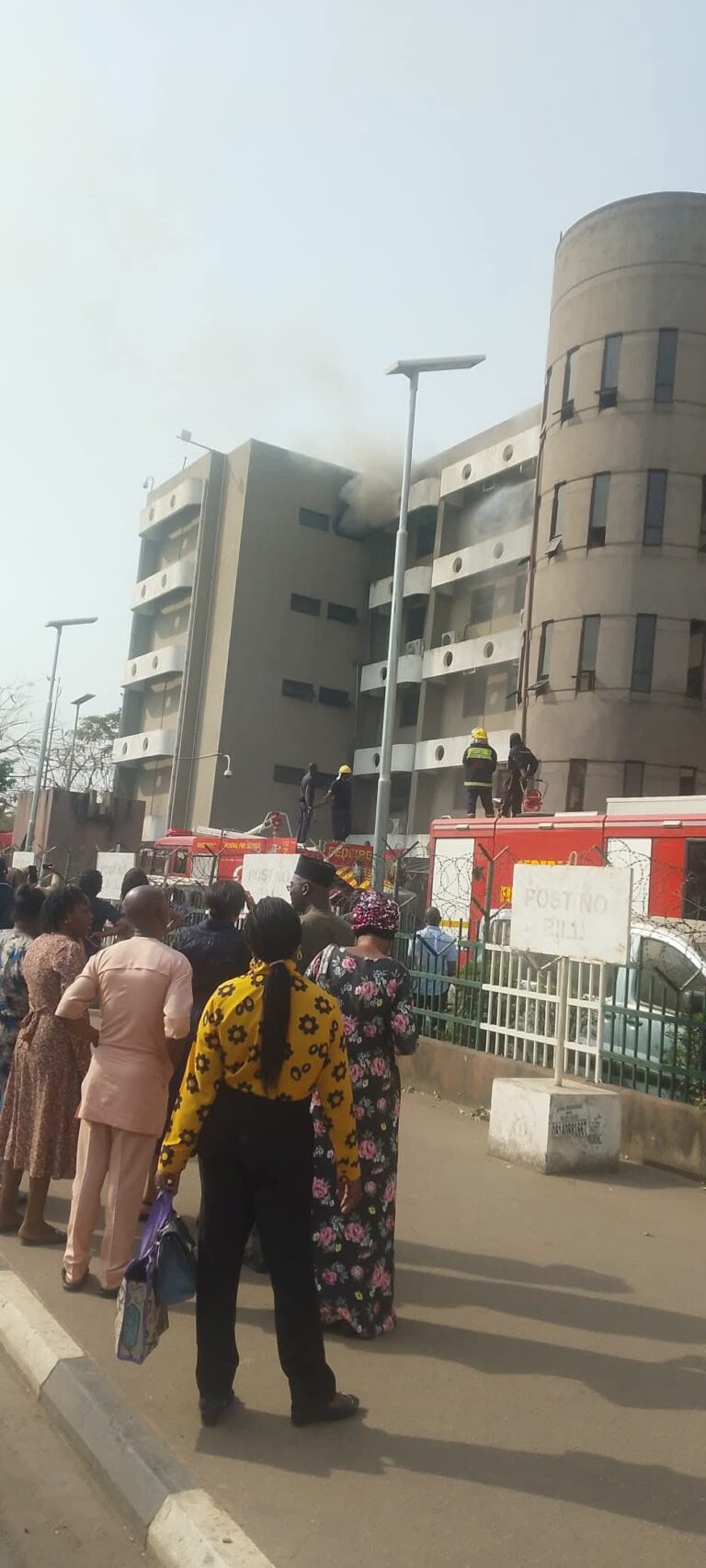 BREAKING: Fire guts section of Head of Civil Service office in Abuja